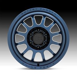 Black Rhino Rapid Midnight Blue Custom Truck Wheels 3